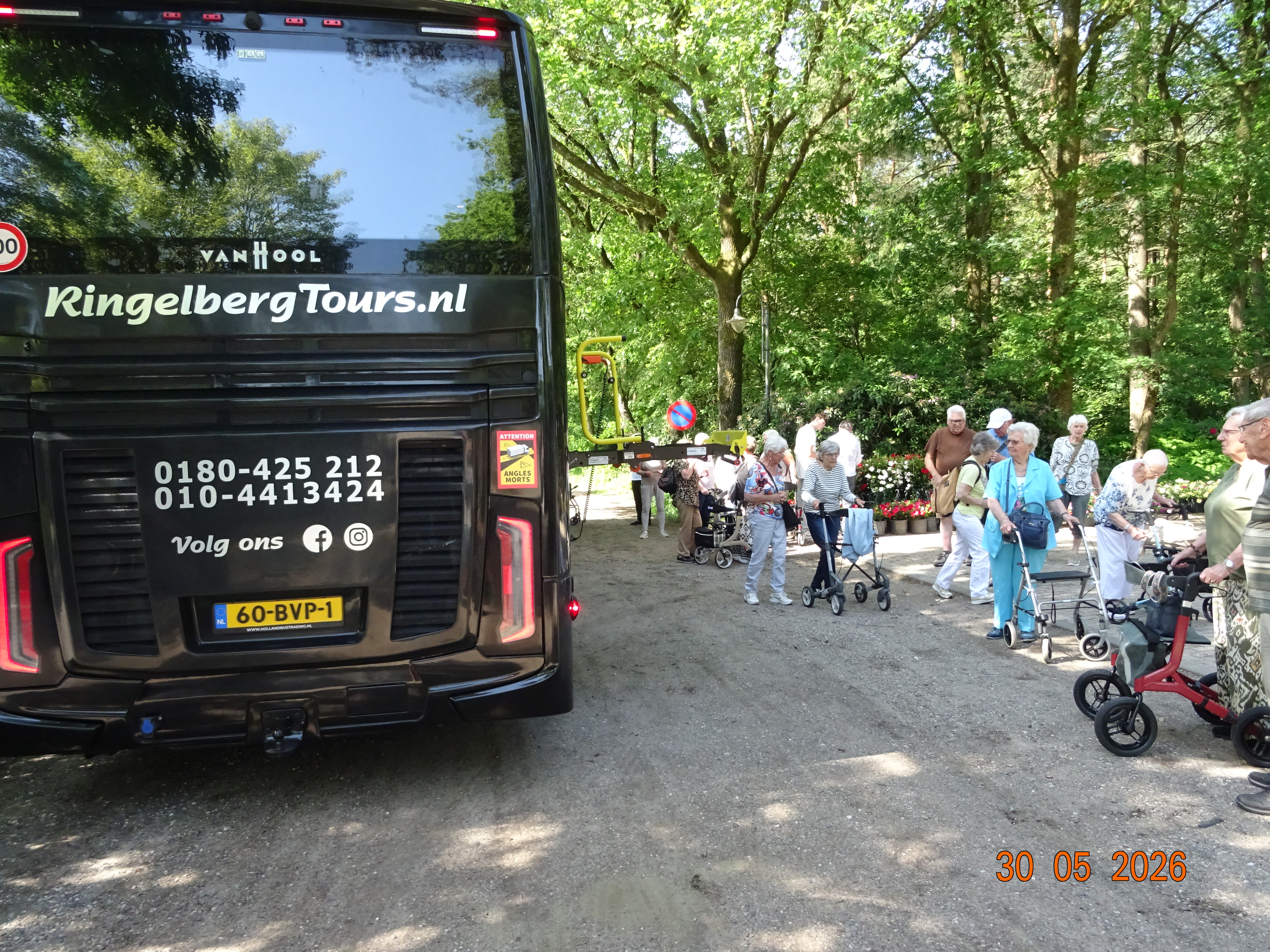 Aankomst in Garderen